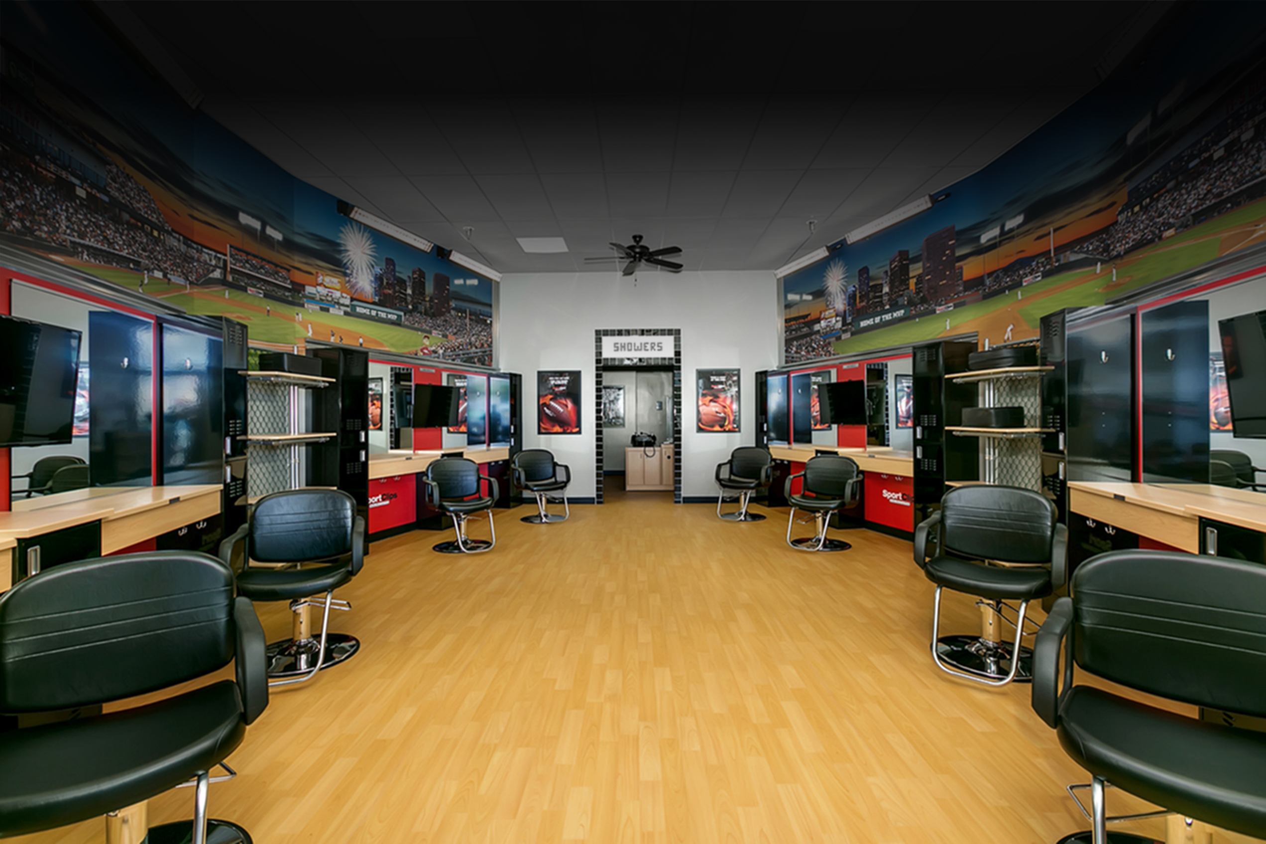 photo of finished Sports Clips retail space